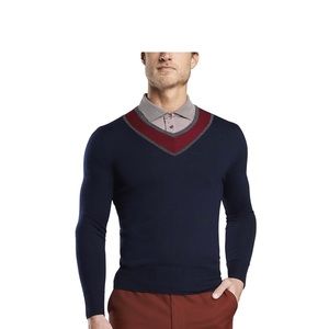 G fore double V men’s wool sweater